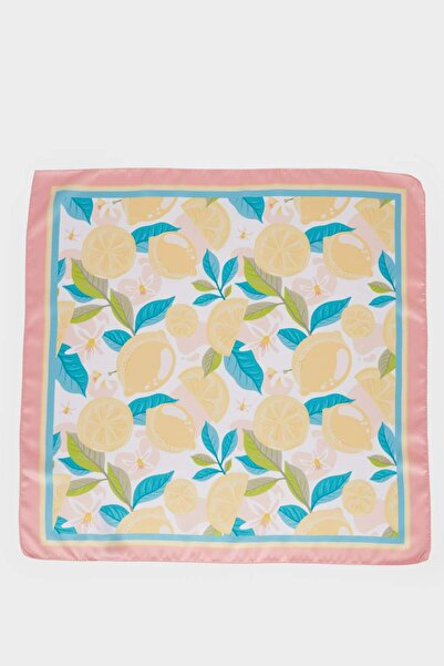 DeFacto Women's Patterned Satin Scarf E6161Ax25Sm