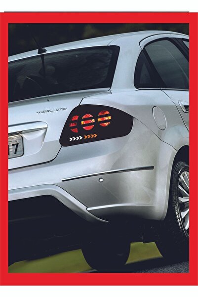 Genel Markalar Model 2 Fiat Linea Stop Farı Led Görünümlü Folyo Kaplama - Stop Kaplama