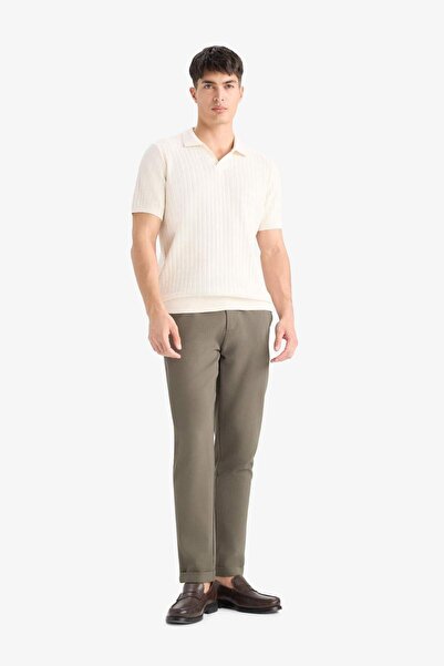 DeFacto Jogger Fermuarlı Paça Yazlık Kumaş Pantolon E4779AX25SM