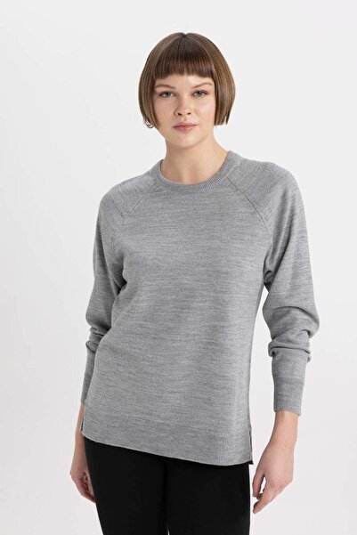 DeFacto Relax Fit Knitwear Sweater B7866Axns