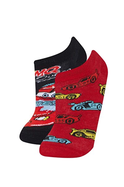 DeFacto Erkek Çocuk Cars 2'li Pamuklu Patik Çorap E5229A8NS