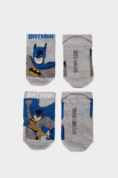 DeFacto Erkek Çocuk Batman 2'li Pamuklu Patik Çorap E5226A8NS