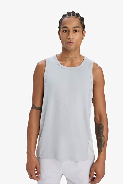 DeFacto DeFactoFit Hızlı Kuruyan Esnek Kumaş Slim Fit Dar Kesim Bisiklet Yaka Sporcu Atlet E2434AX25SM