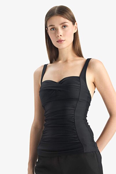 DeFacto Τανκίνι με κανονική εφαρμογή με λουράκια-Fall in Love E3292AX25SM