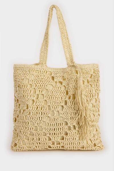 DeFacto Kadın Hasır Omuz Çantası E1411AXNS