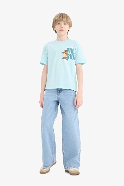 DeFacto Boys Looney Tunes Crew Neck Short Sleeve T-Shirt E4826A825Sm