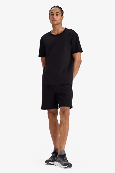 DeFacto DeFactoFit Standard Fit Modal υφασμάτινο μπλουζάκι με κοντό μανίκι D9310AX25SP