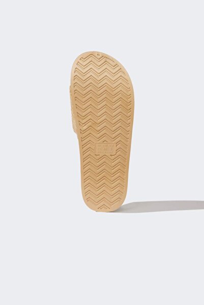 DeFacto Kadın Çiçekli Düz Taban Suni Deri Terlik D8973AX25SM