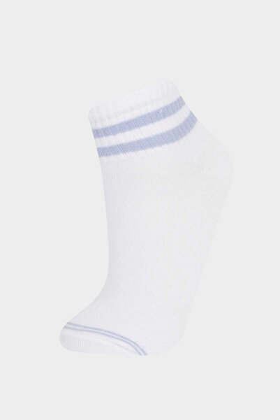 DeFacto Γυναικείες κάλτσες 3 τεμαχίων από βαμβακερά μποτάκια E2151AXNS