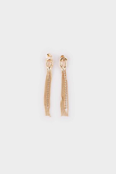 DeFacto Kadın Sallantılı Gold Küpe E8559AXNS