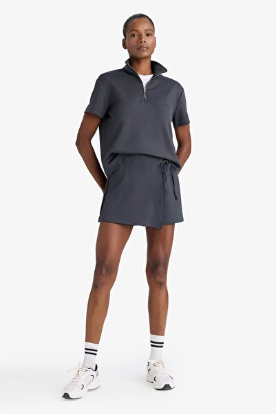 DeFacto Defactofit Standard Fit Short Leg Modal Shorts Skirt C0556Ax25Sm