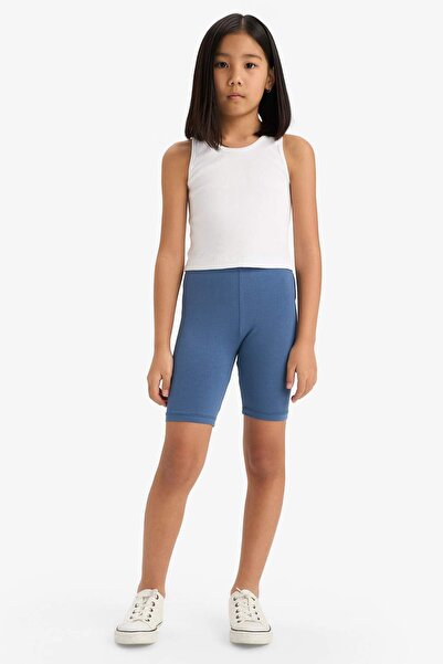 DeFacto Kız Çocuk Biker Fitilli Kaşkorse 2'li Tayt B7296A825SM