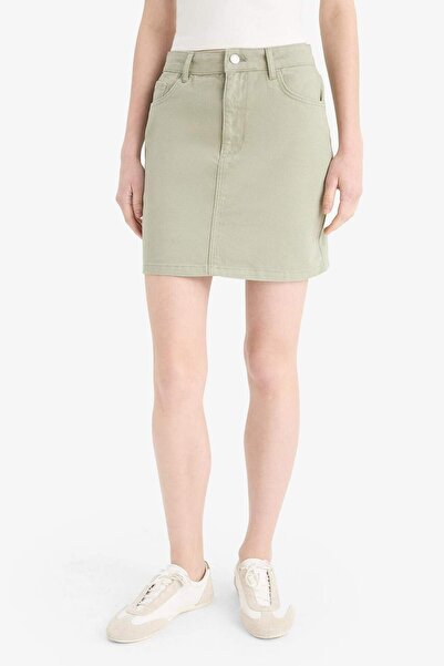 DeFacto Coool Normal Bel Gabardin Mini Etek E5346AX25SP