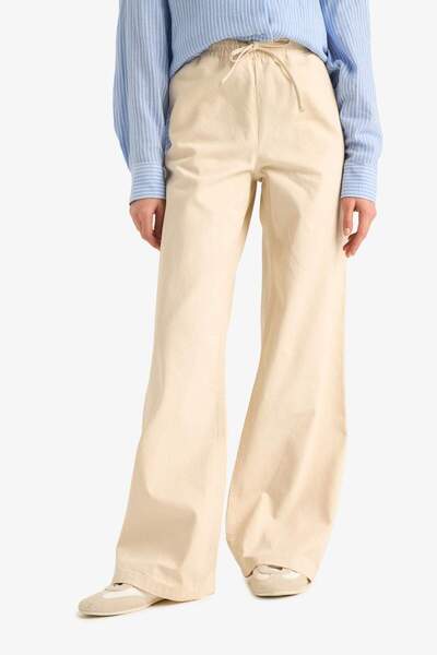 DeFacto Beli Lastikli Uzun Jean Pantolon E8004AX25SM