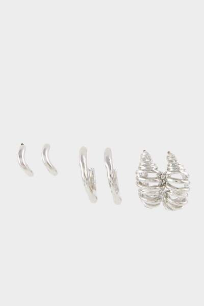 DeFacto Kadın 6'lı Silver Küpe E6709AXNS