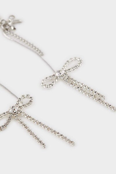 DeFacto Kadın 2'li Sallantılı Silver Küpe E6737AXNS