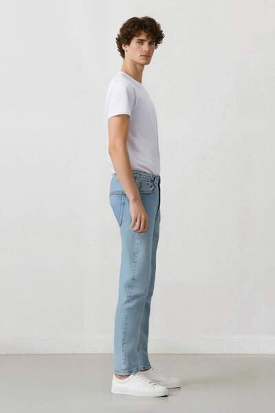 DeFacto Тонкі завужені штани з вузькою посадкою з нормальною талією та звуженими штанинами F2324AX25SP