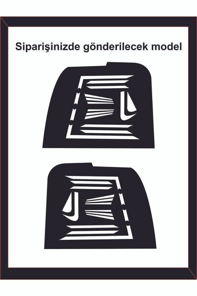 Genel Markalar Fiat Tempra Stop Farı Led Görünümlü Folyo Kaplama - Stop Kaplama