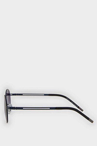 DeFacto Men's Round Beige Metal Frame Brown Glass Uv Sunglasses F0495Axns