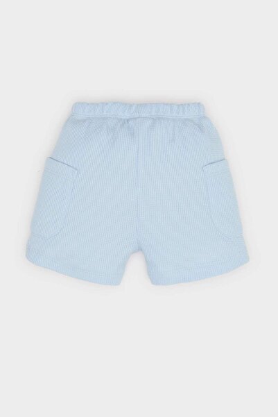 DeFacto Erkek Bebek Beli Lastikli Waffle Şort E7936A525SM