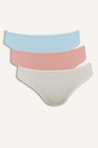 DeFacto Ribana 3-Pack Brief Panties-Fall in Love E4947Ax25Sp