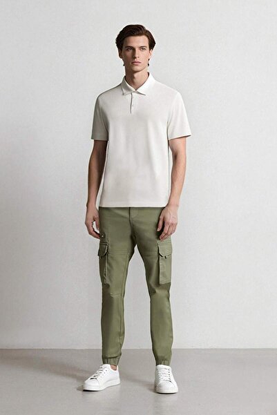 DeFacto Regular Cargo Pocket Gabardine Jogger Pants B1916Ax25Sp