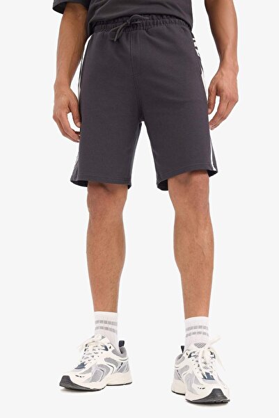 DeFacto DeFactoFit NBA Brooklyn Nets Oversize Geniş Kalıp Kısa Paça Şort E2188AX25SM