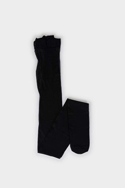 DeFacto Γυναικείο καλσόν 8 Den Black E2073AXNS