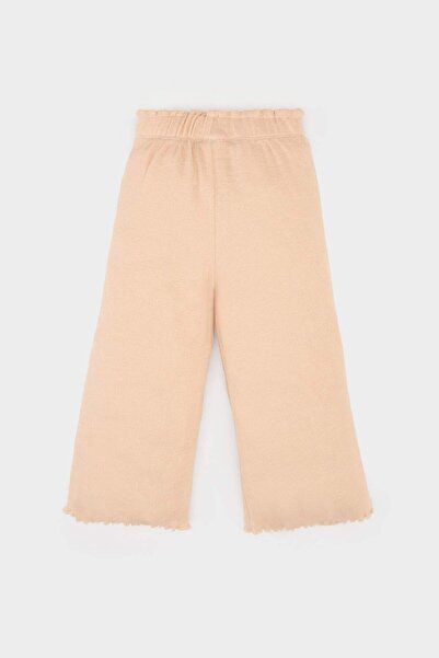 DeFacto Kız Bebek Wide Leg Geniş Bol Paça Fitilli Kaşkorse Pantolon E5557A525SP
