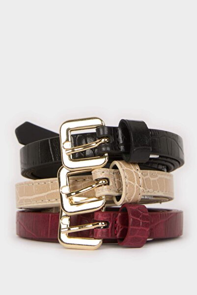 DeFacto Curea casual din piele artificială pentru femei F1903AXNS