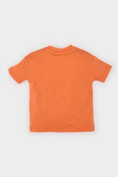 DeFacto Baby Boy Crew Neck Basic Plain Short Sleeve T-Shirt B7005A525Sm