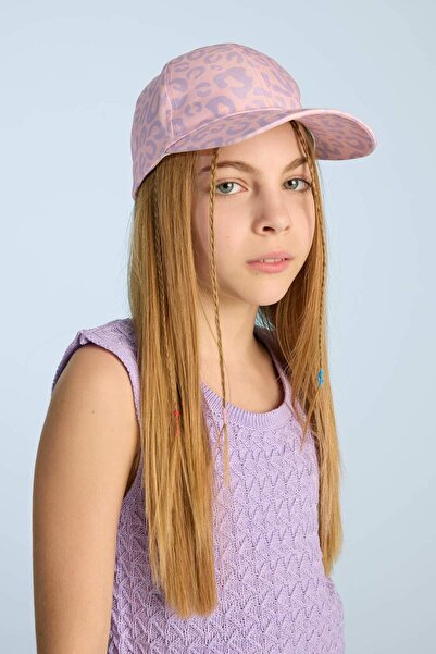 DeFacto Kız Çocuk Desenli Cap Şapka D8433A825SM
