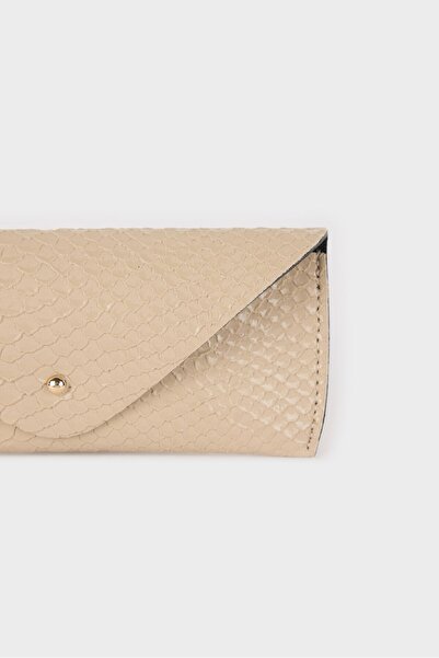 DeFacto Women's Snakeskin Pattern Sunglasses Case E6580Axns