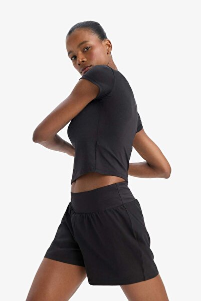 DeFacto DeFactoFit Dokuma Şort E0066AX25SP