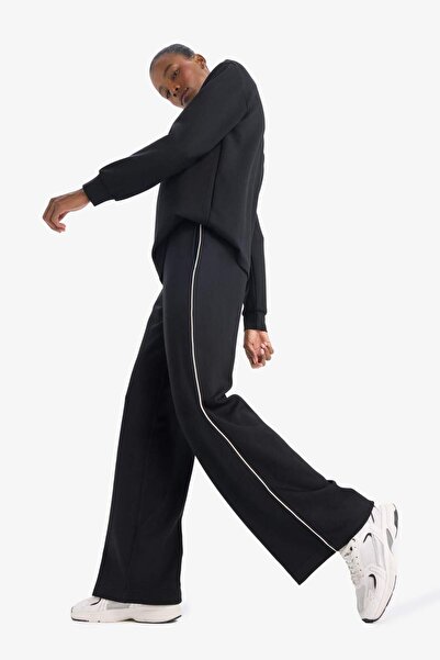DeFacto DeFactoFit Wide Leg Geniş Paça Cepli Standart Boy Modal Soft Touch Pantolon D7128AX25SP