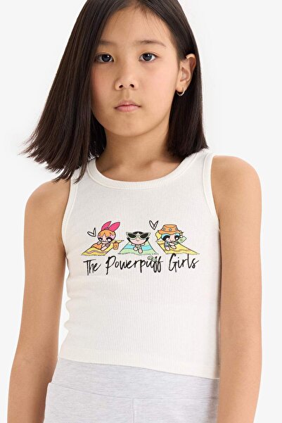 DeFacto Girl's Powerpuff Girls Crew Neck Tank Top E6520A825Hs
