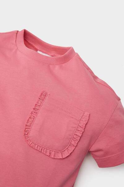 DeFacto Baby Girl Crew Neck Basic Plain Short Sleeve T-Shirt B7543A525Sm