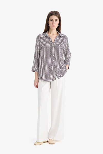 DeFacto Regular Fit Kareli Uzun Kollu Gömlek K6402AZ25SP