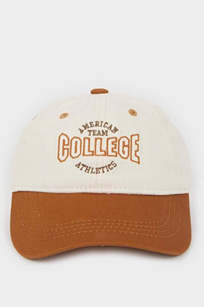 DeFacto Boy's Embroidered Cotton Cap Hat D8399A825Sm