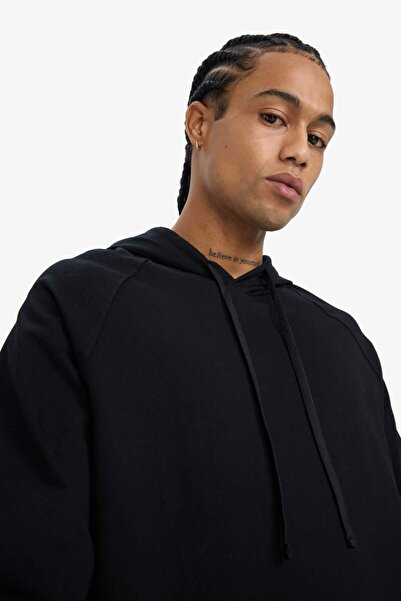 DeFacto Defactofit Standard Fit Hooded Athlete Sweatshirt D8014Ax25Sp