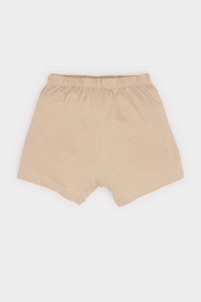 DeFacto Erkek Bebek 2li Takım Baskılı Kısa Kollu Tişört Şort E8484A525SM