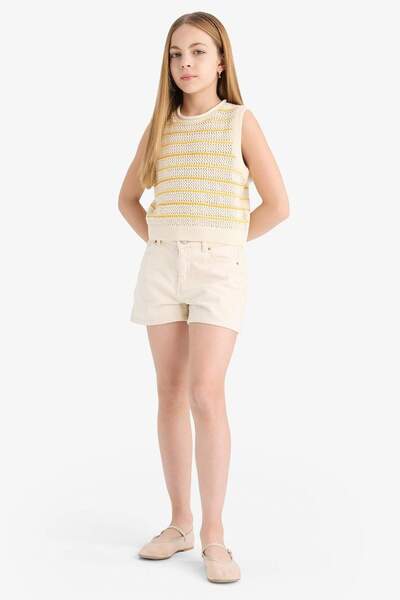 DeFacto Kız Çocuk Triko Atlet E4547A825SM