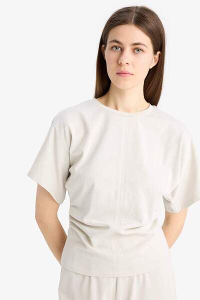 DeFacto Slim Fit Slim Fit Crew λαιμόκοψη Premium κοντομάνικο μπλουζάκι E5775AX25SP