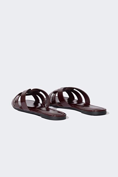 DeFacto Kadın Düz Taban Suni Deri Terlik D8981AX25SM