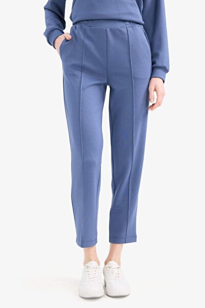 DeFacto Regular Fit Esnek Belli Cepli Basic Düz Pantolon E1954AX25SP