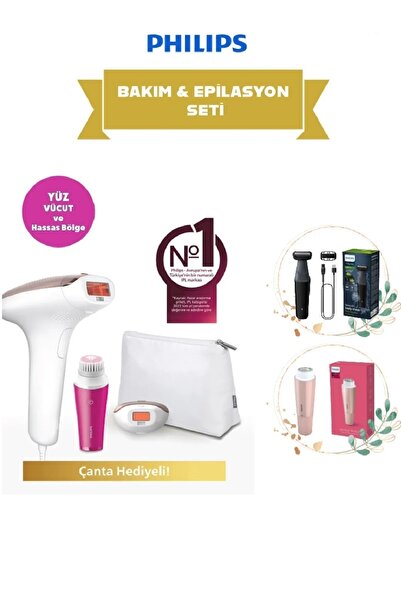 Philips Ipl Lumea Epilasyon Cihazı Full Set - Yüz Temizleme Cihazı Tıraş Maki...