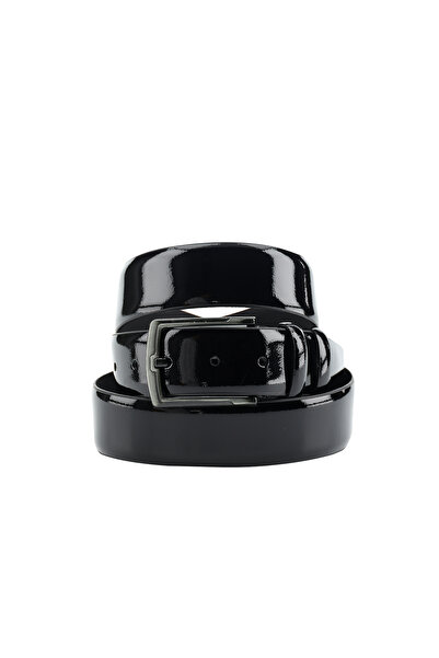 Abdullah Kiğılı Класичний ремінь з лакованої шкіри