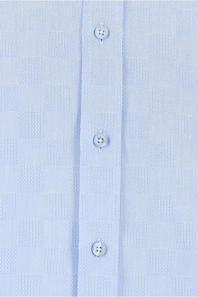 Abdullah Kiğılı Довгий рукав, облягаючий крій, бавовняна сорочка з візерунком