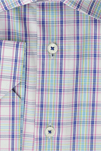 Abdullah Kiğılı Büyük Beden Uzun Kol Spor Ekose Pamuk Gömlek