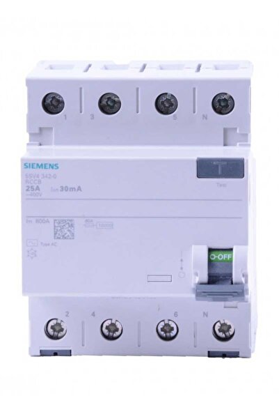 Siemens Akım Rölesi 5sv4342-0 25 Amper 30 Miliamper 400V (3 FAZ NÖTR)
